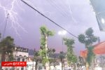 رعد و برق شدید در ماسال